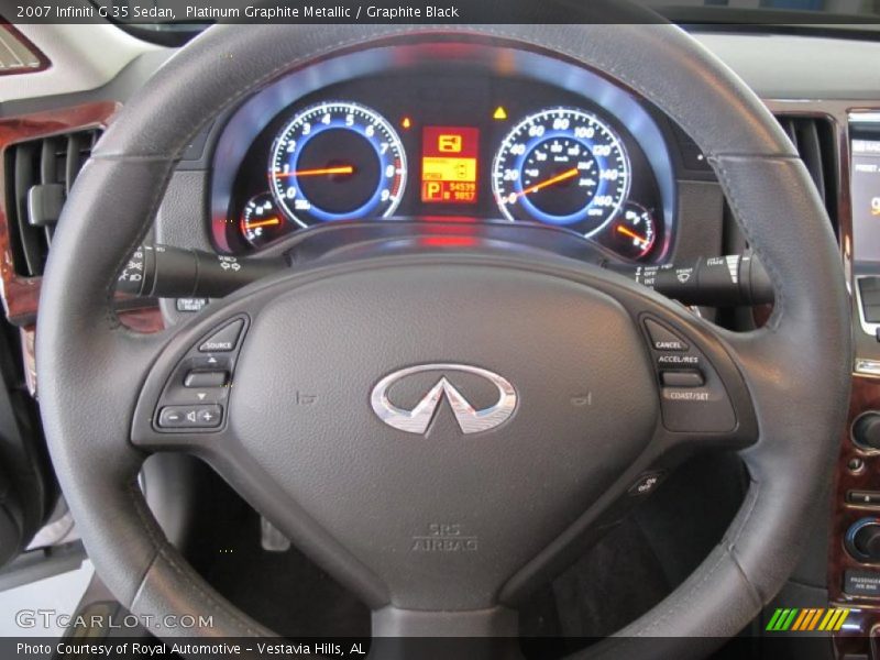 Platinum Graphite Metallic / Graphite Black 2007 Infiniti G 35 Sedan