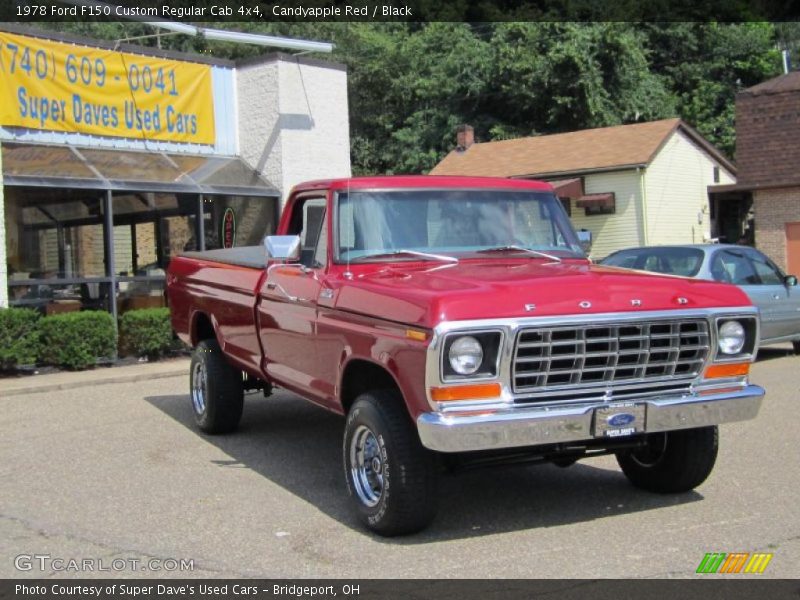  1978 F150 Custom Regular Cab 4x4 Candyapple Red