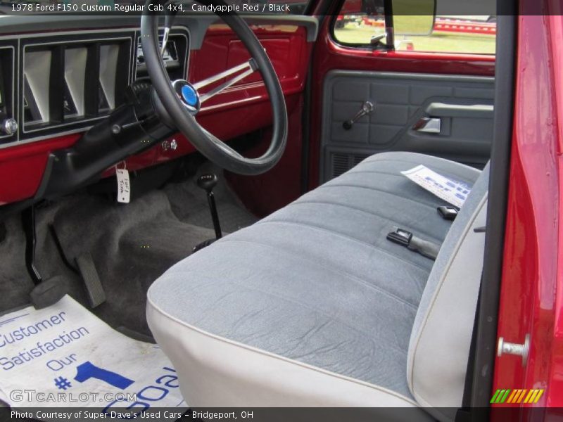 Front Seat of 1978 F150 Custom Regular Cab 4x4