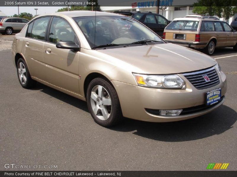 Golden Cashmere / Beige 2006 Saturn ION 3 Sedan
