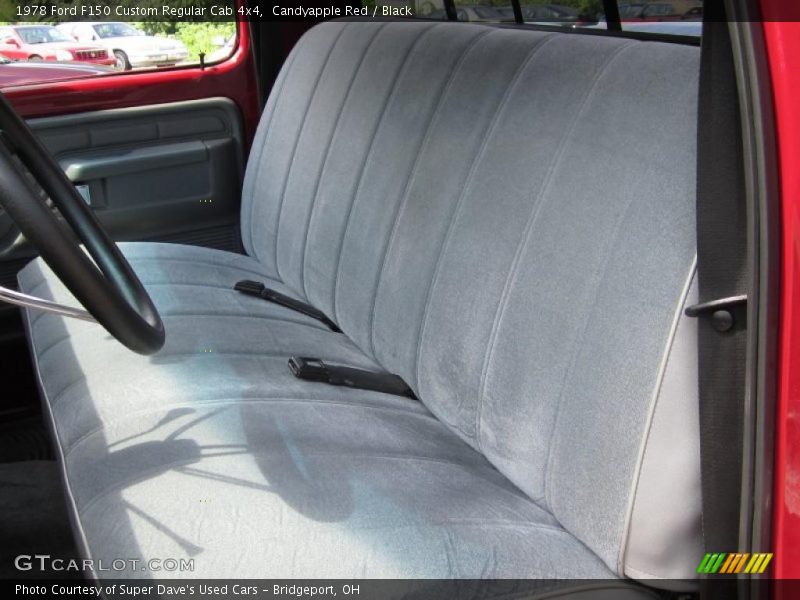 Front Seat of 1978 F150 Custom Regular Cab 4x4