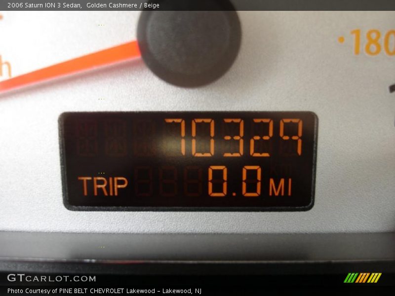 Golden Cashmere / Beige 2006 Saturn ION 3 Sedan
