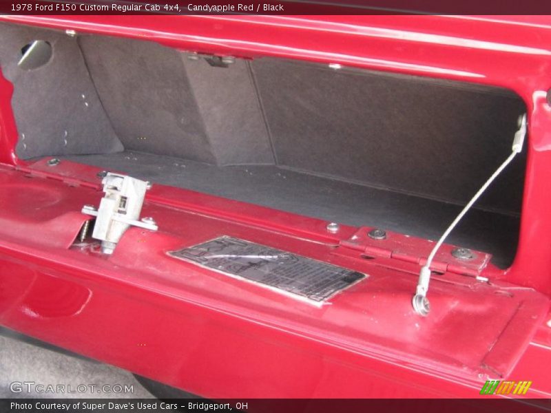 Candyapple Red / Black 1978 Ford F150 Custom Regular Cab 4x4