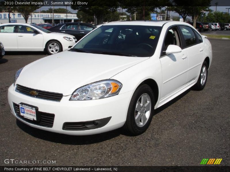 Summit White / Ebony 2010 Chevrolet Impala LT