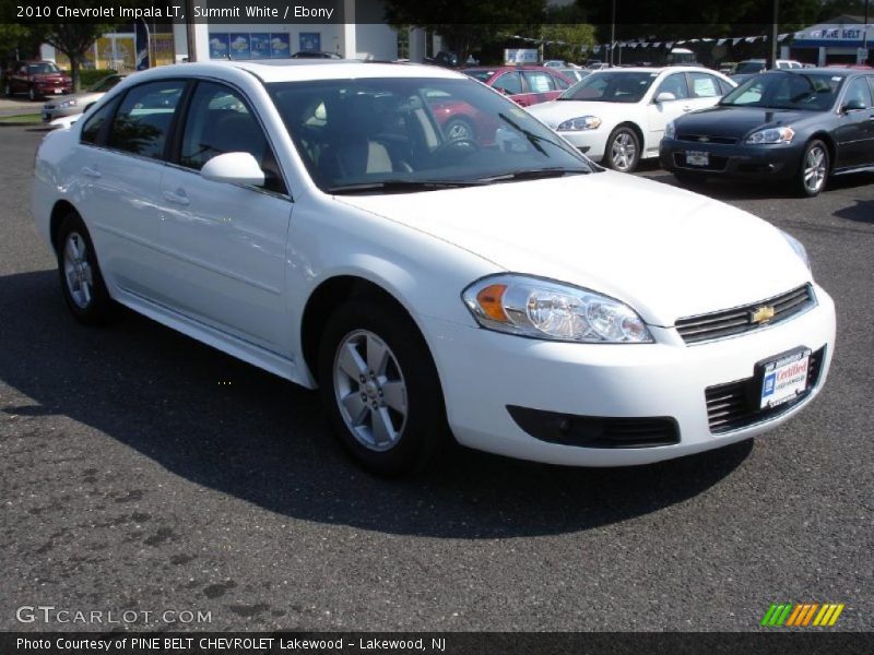 Summit White / Ebony 2010 Chevrolet Impala LT