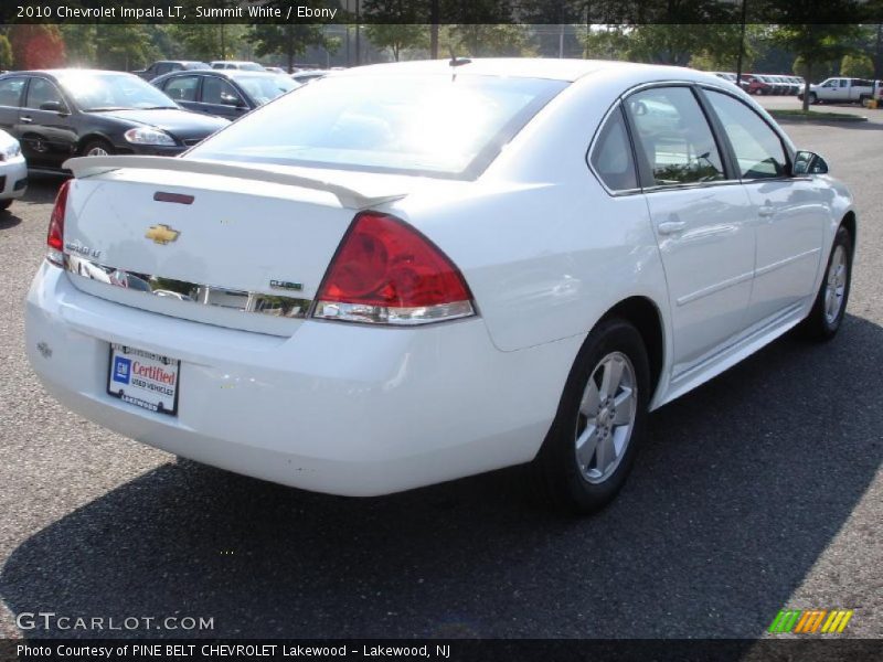 Summit White / Ebony 2010 Chevrolet Impala LT