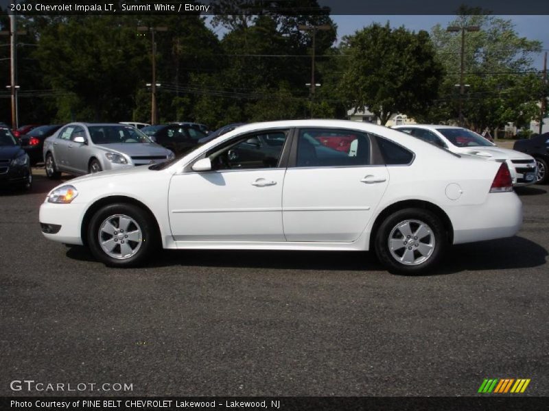 Summit White / Ebony 2010 Chevrolet Impala LT