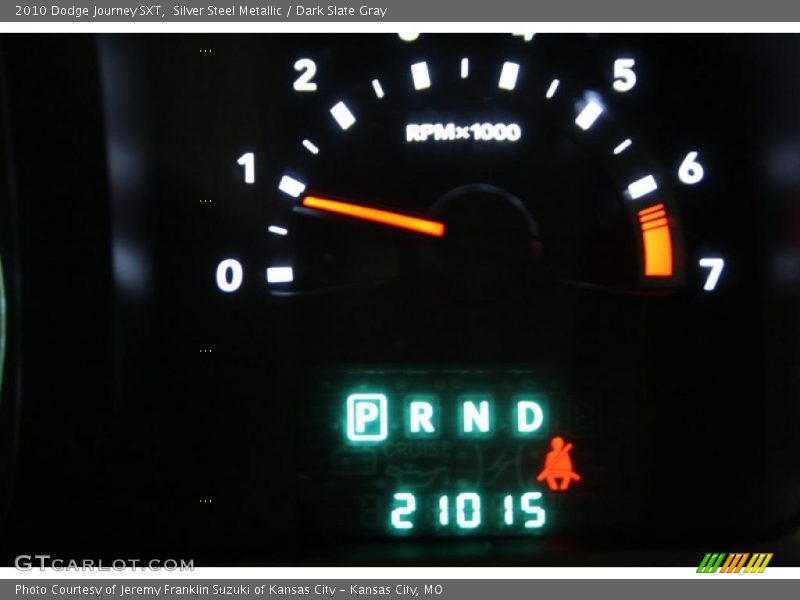 Silver Steel Metallic / Dark Slate Gray 2010 Dodge Journey SXT