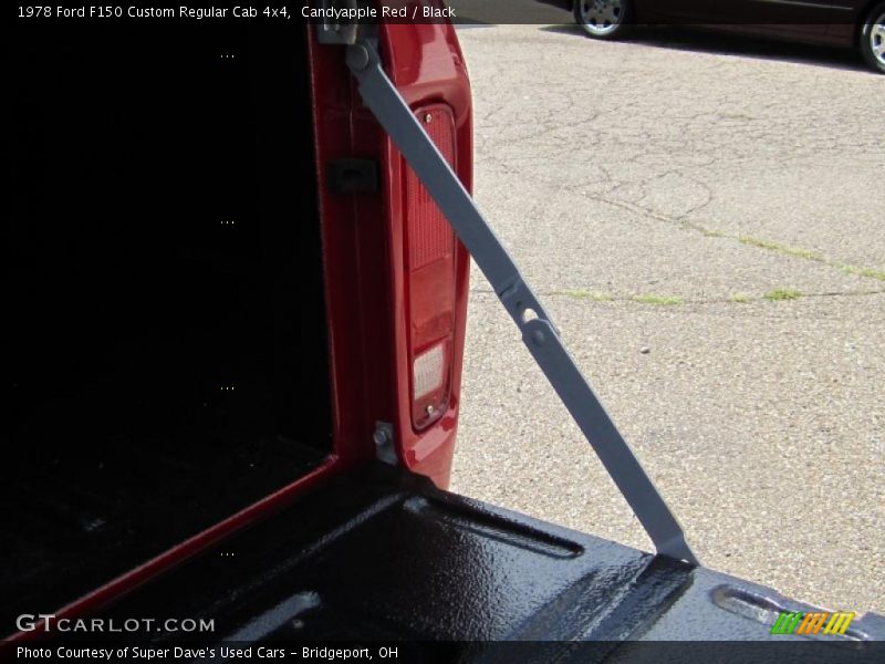 Candyapple Red / Black 1978 Ford F150 Custom Regular Cab 4x4
