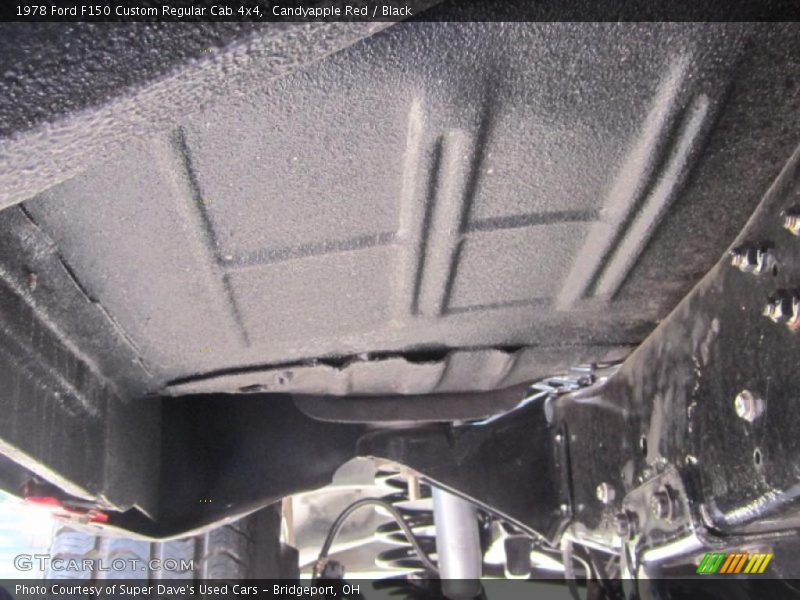 Undercarriage of 1978 F150 Custom Regular Cab 4x4