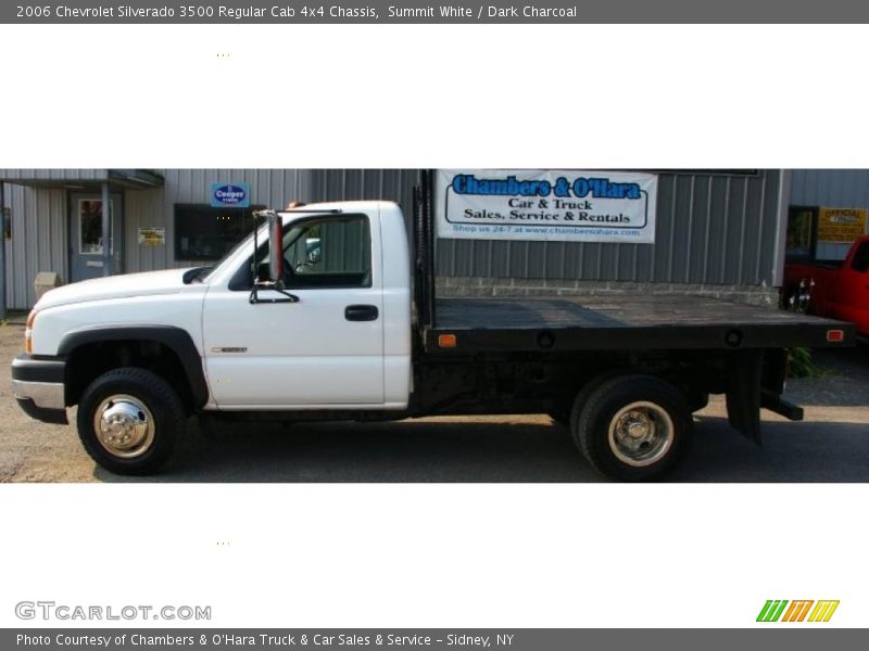 Summit White / Dark Charcoal 2006 Chevrolet Silverado 3500 Regular Cab 4x4 Chassis