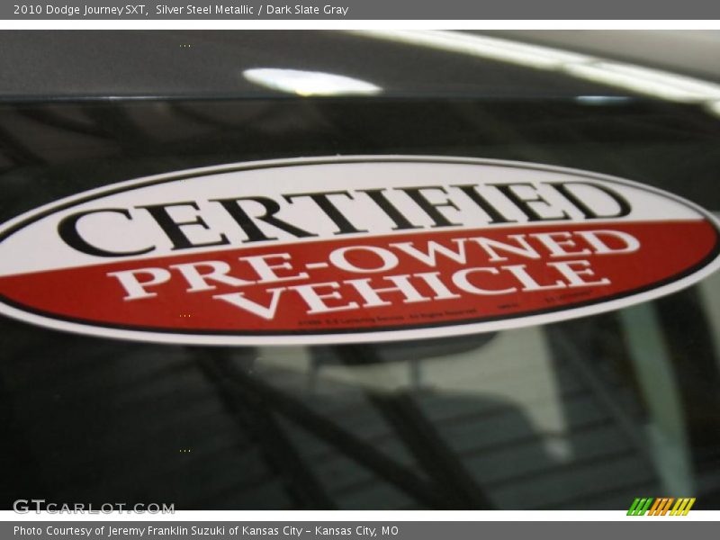 Silver Steel Metallic / Dark Slate Gray 2010 Dodge Journey SXT