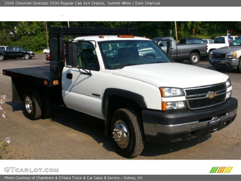 Summit White / Dark Charcoal 2006 Chevrolet Silverado 3500 Regular Cab 4x4 Chassis