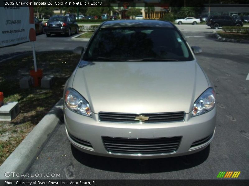 Gold Mist Metallic / Ebony 2009 Chevrolet Impala LS
