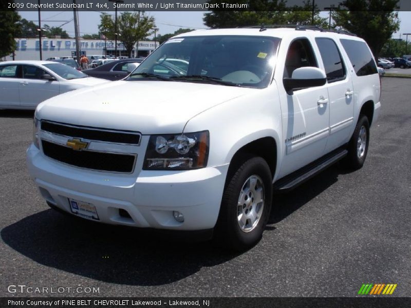 Summit White / Light Titanium/Dark Titanium 2009 Chevrolet Suburban LT 4x4