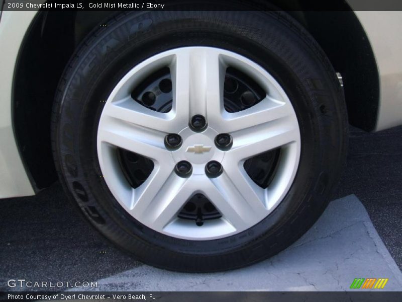 Gold Mist Metallic / Ebony 2009 Chevrolet Impala LS
