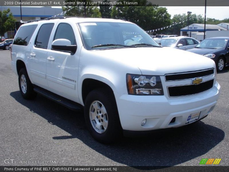 Summit White / Light Titanium/Dark Titanium 2009 Chevrolet Suburban LT 4x4