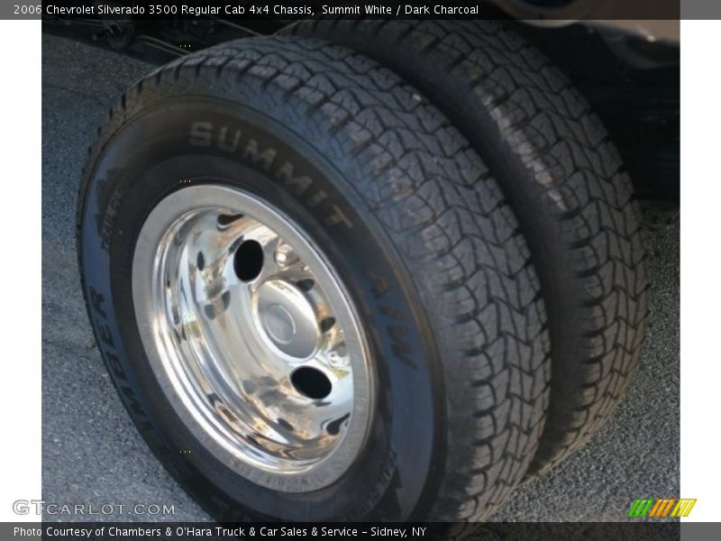 Summit White / Dark Charcoal 2006 Chevrolet Silverado 3500 Regular Cab 4x4 Chassis