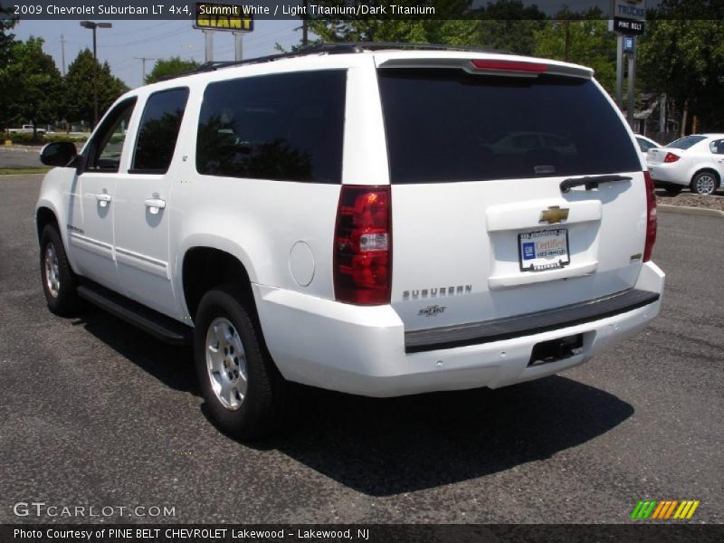 Summit White / Light Titanium/Dark Titanium 2009 Chevrolet Suburban LT 4x4