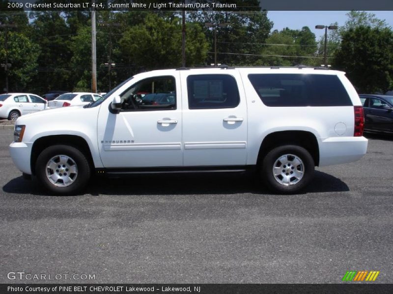 Summit White / Light Titanium/Dark Titanium 2009 Chevrolet Suburban LT 4x4