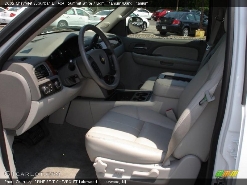 Summit White / Light Titanium/Dark Titanium 2009 Chevrolet Suburban LT 4x4