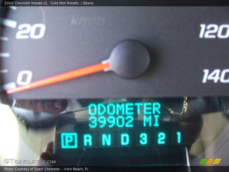 Gold Mist Metallic / Ebony 2009 Chevrolet Impala LS