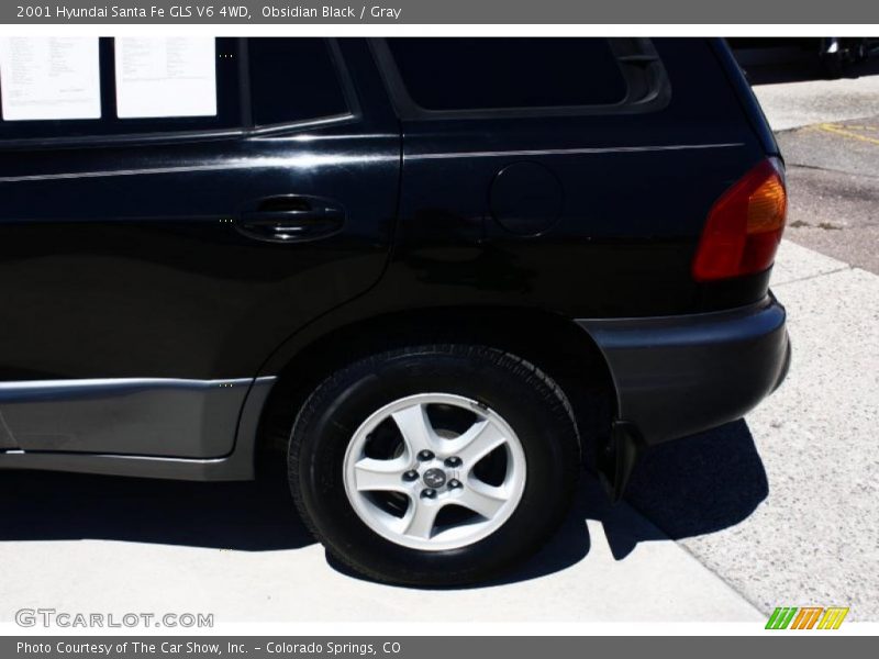 Obsidian Black / Gray 2001 Hyundai Santa Fe GLS V6 4WD