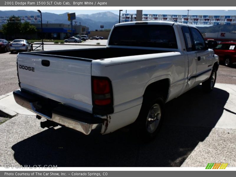 Bright White / Agate 2001 Dodge Ram 1500 SLT Club Cab