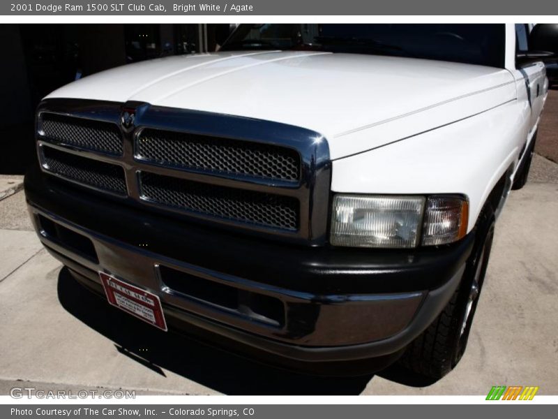 Bright White / Agate 2001 Dodge Ram 1500 SLT Club Cab