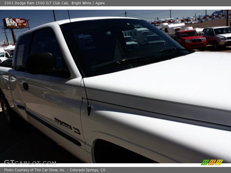 Bright White / Agate 2001 Dodge Ram 1500 SLT Club Cab