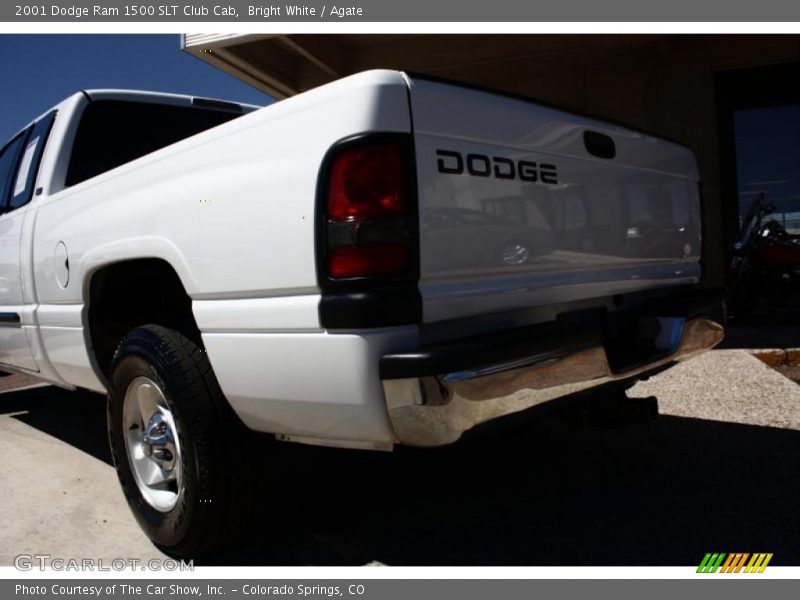 Bright White / Agate 2001 Dodge Ram 1500 SLT Club Cab