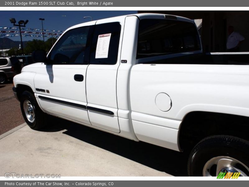 Bright White / Agate 2001 Dodge Ram 1500 SLT Club Cab