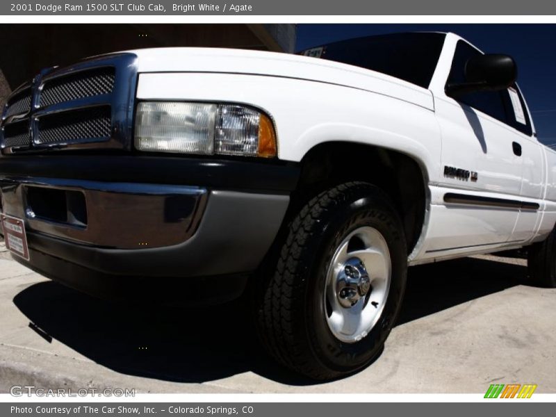 Bright White / Agate 2001 Dodge Ram 1500 SLT Club Cab