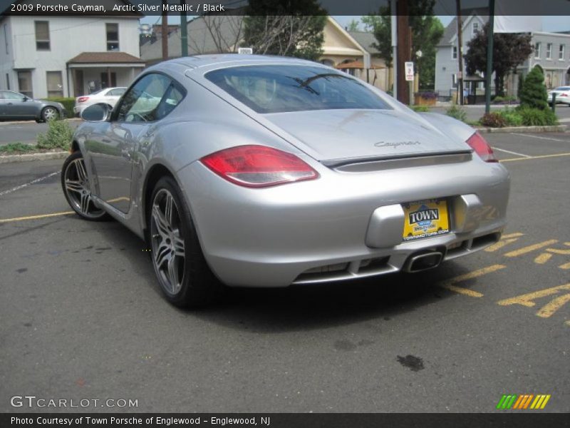 Arctic Silver Metallic / Black 2009 Porsche Cayman