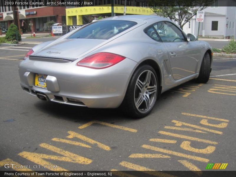 Arctic Silver Metallic / Black 2009 Porsche Cayman