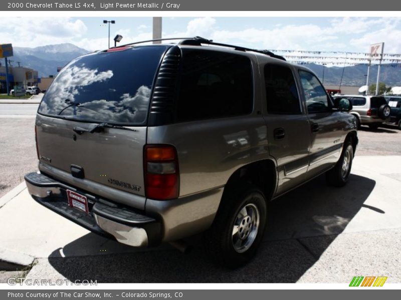 Light Pewter Metallic / Gray 2000 Chevrolet Tahoe LS 4x4