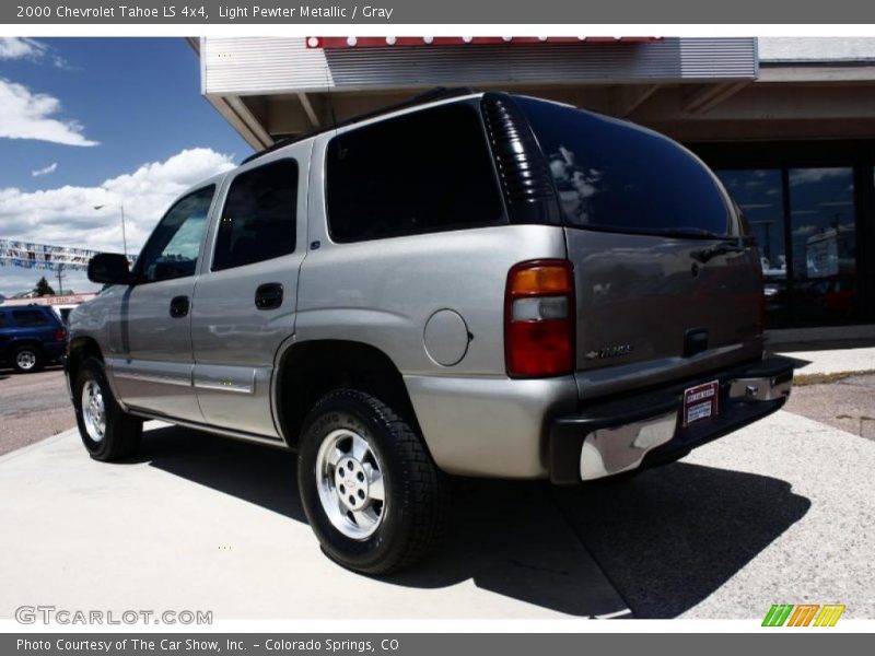 Light Pewter Metallic / Gray 2000 Chevrolet Tahoe LS 4x4