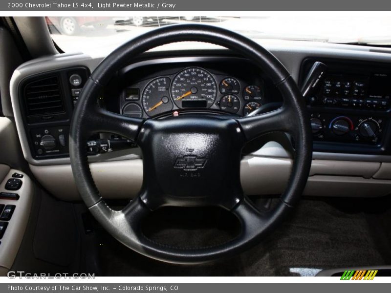 Light Pewter Metallic / Gray 2000 Chevrolet Tahoe LS 4x4