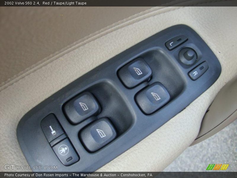 Red / Taupe/Light Taupe 2002 Volvo S60 2.4