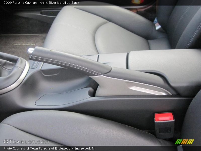 Arctic Silver Metallic / Black 2009 Porsche Cayman