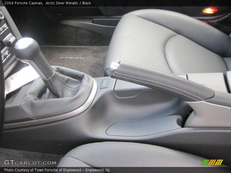 Arctic Silver Metallic / Black 2009 Porsche Cayman