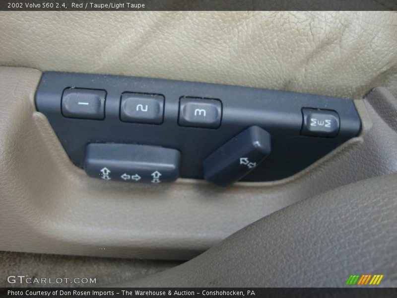 Red / Taupe/Light Taupe 2002 Volvo S60 2.4