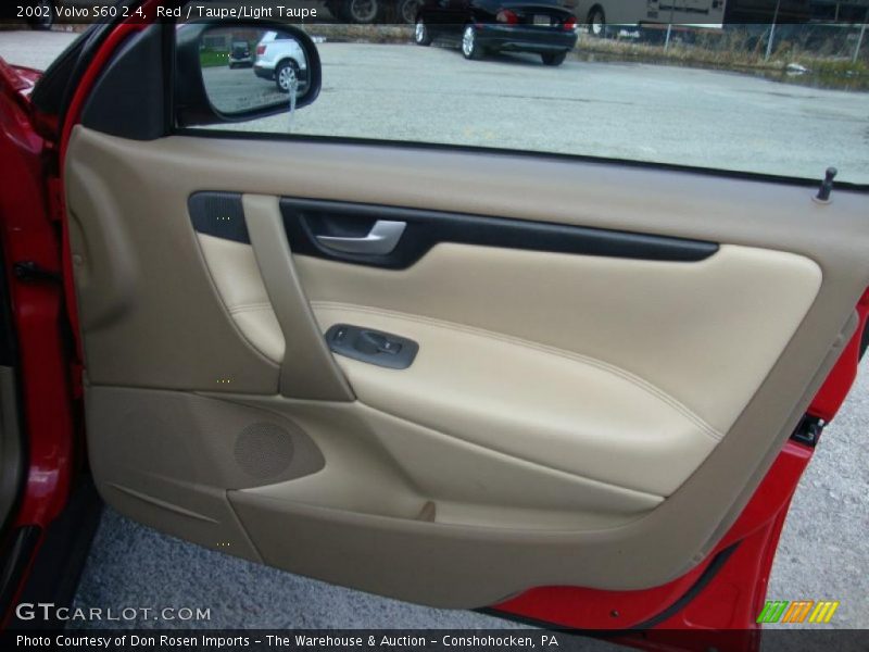 Red / Taupe/Light Taupe 2002 Volvo S60 2.4