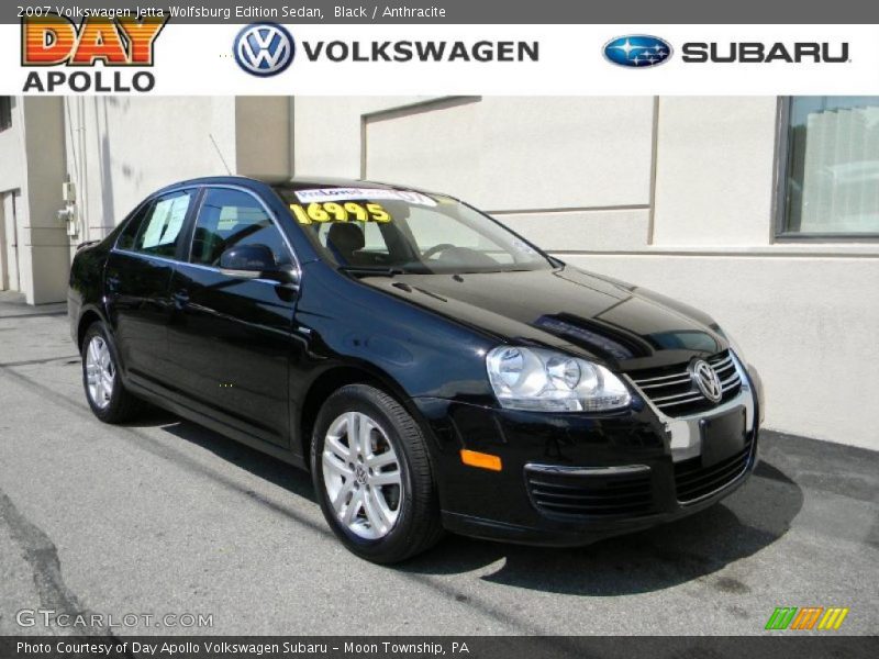 Black / Anthracite 2007 Volkswagen Jetta Wolfsburg Edition Sedan