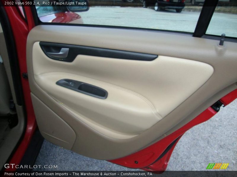 Red / Taupe/Light Taupe 2002 Volvo S60 2.4