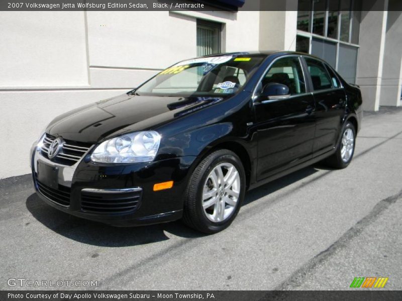 Black / Anthracite 2007 Volkswagen Jetta Wolfsburg Edition Sedan