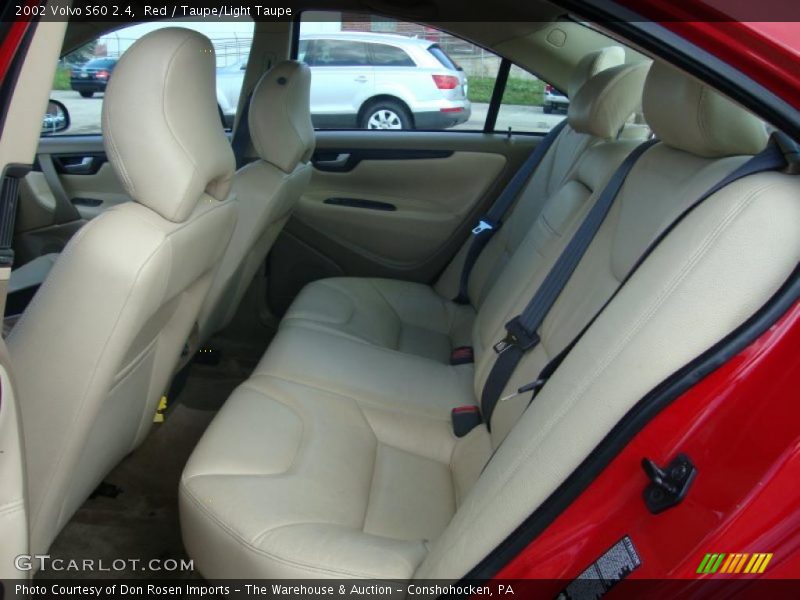 Red / Taupe/Light Taupe 2002 Volvo S60 2.4