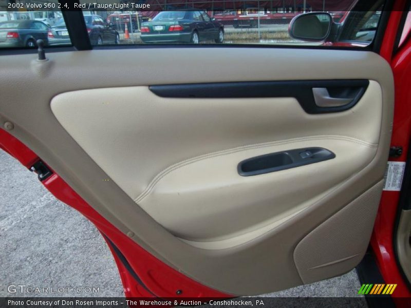 Red / Taupe/Light Taupe 2002 Volvo S60 2.4