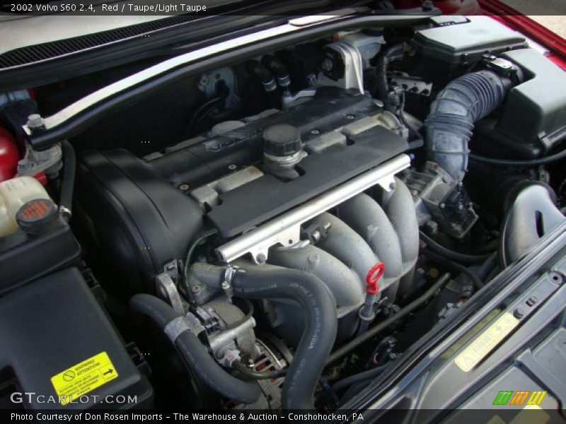 Red / Taupe/Light Taupe 2002 Volvo S60 2.4