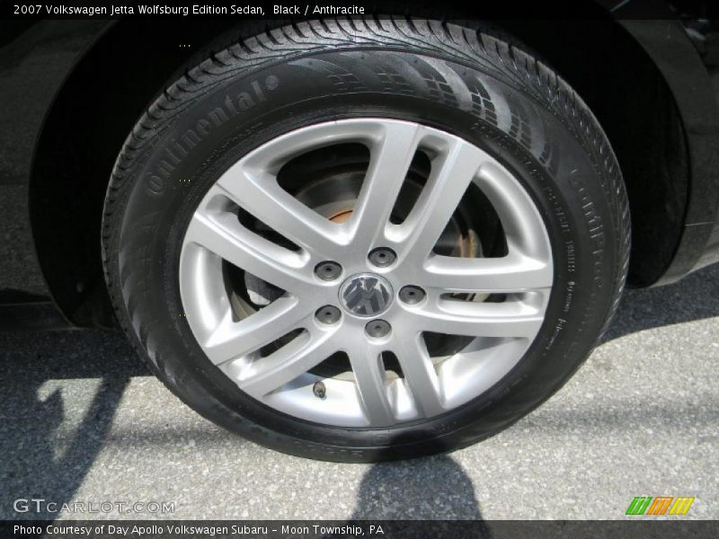 Black / Anthracite 2007 Volkswagen Jetta Wolfsburg Edition Sedan
